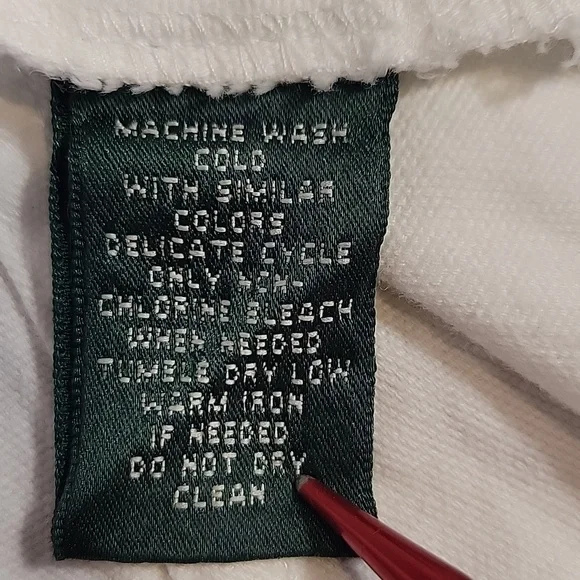 Ralph Lauren White Denim Jacket Womens Size 2X - Picture 10 of 10